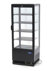 ΨΥΓΕΙΟ ΒΙΤΡΙΝΑ 98L - 43cm - ΜΑΥΡΟ