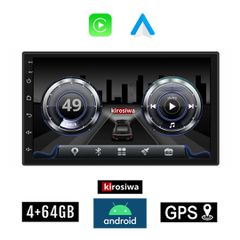 KIROSIWA 4+64GB NISSAN NOTE (2004-2013) Android οθόνη αυτοκίνητου 4GB με GPS WI-FI (ηχοσύστημα αφής 7" ιντσών OEM Youtube Playstore MP3 USB Radio Bluetooth Mirrorlink 4x60W Apple Carplay Android Auto)