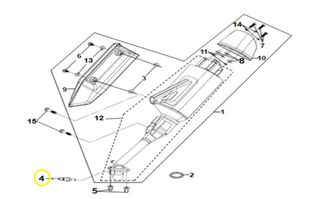 Aισθητήρας Λάμδα Sym Cruisym.300i a E5 2021-2024 37890-TL1-000