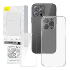 Baseus Θήκη και Προστατευτικό Οθόνης Tempered Glass Corning για iPhone 12 Pro Max (Διαφανές)
