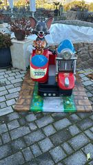 Tom and Jerry Kiddie ride Moto Τομ και Τζέρι Μηχανή Κουνιστό παιχνίδι σε Άριστη κατάσταση