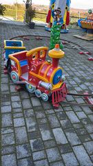 Multicolor Train double Διπλό Πολύχρωμο Τρένο Παιδικό με ράγες σε άριστη κατάσταση