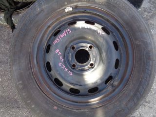FORD FIESTA  ΖΑΝΤΕΣ  ΣΙΔΕΡΟ  / 195/60/15 /  6J X 15  / ET 45 / ΡΩΤΗΣΤΕ  ΤΙΜΗ!! /...