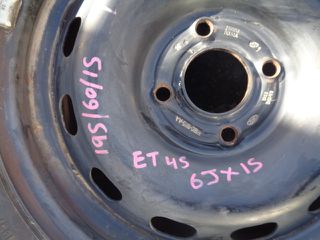 FORD FIESTA  ΖΑΝΤΕΣ  ΣΙΔΕΡΟ  / 195/60/15 /  6J X 15  / ET 45 / ΡΩΤΗΣΤΕ  ΤΙΜΗ!! /...-thumb-1