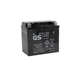 Μπαταρία Μοτοσυκλέτας GS GTX12-BS 12V 10Ah 180A για Piaggio Beverly 250/300, Honda VFR, Suzuki V-Strom (Τύπου YTX12-BS)