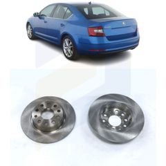 Σετ δισκόπλακες πίσω για Skoda Octavia H/B 2013 2014 2015 2016 2017 2018 2019 2020 1K0615601AA