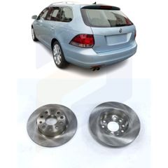 Σετ δισκόπλακες πίσω για Volkswagen Golf VI SW 2008 2009 2010 2011 2012 2013 1K0615601AA
