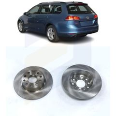 Σετ δισκόπλακες πίσω για Volkswagen Golf VII SW 2013 2014 2015 2016 2017 2018 2019 2020 1K0615601AA