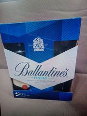Ballantines 700 ml + 2 ποτήρια-thumb-4