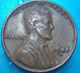 Νομίσματα σε σφάλμα ΣΥΛΛΕΚΤΙΚΟ ONE CENT.USA TOY 1944 D , αν θέλετε δώστε όλες τις αγγελίες μου .πατήστε κάτω από το όνομά μου όλες αγγελίες..ευχαριστώ για τον χρόνο σας