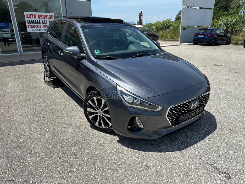 Hyundai i 30 2017 1.6CRDI 110HP PREMIUM PANORAMA ΔΕΡΜΑ NAVI ΚΑΜΕΡΑ