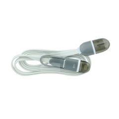 Baku BK-4656 USB Καλώδιο 2 σε 1 - iPhone 5/6/iPad+Micro USB 1m άσπρο
