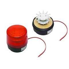 Strobe 12V Κόκκινο LED Μαγνητικό 100mm (DM-427)
