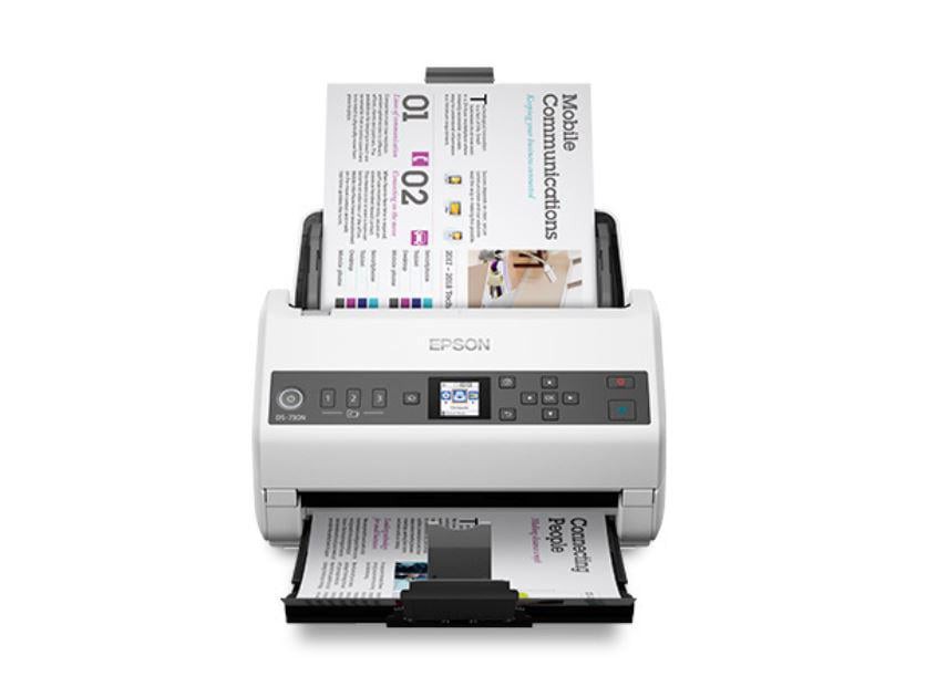 Epson WorkForce DS-730Ν Sheetfed Scanner A4 (B11B259401)