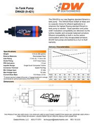 DW420 Fuel pump for BMW E36 / E46-thumb-1