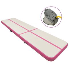 Στρώμα Ενόργανης Φουσκωτό Ροζ 600 x 100 x 20 εκ. PVC με Τρόμπα 92685