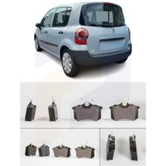 Τακάκια πίσω για Renault Modus 2005 2006 2007 2008 2009 2010 2011 2012 2013