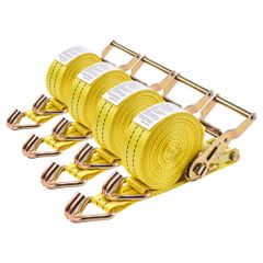 Ιμάντες καστάνιας VEVOR, 38,1 mm x 6,1 m, Ιμάντες πρόσδεσης βαρέως τύπου με διπλό γάντζο J, αντοχή σε θραύση 2000 kg, τσάντα μεταφοράς, δέσιμο με καστάνια για μετακίνηση, ρυμουλκούμενα, μοτοσικλέτες,