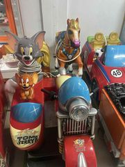 Red Moto Tom n Jerry Kiddie Ride Τομ και Τζέρυ Παιδικό Κουνιστό Παιχνίδι Μηχανή  Κόκκινη
