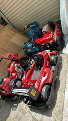 Παιδικό 2019 Baby Kart Italian Electric Red and Blue 4 pieces Παιδικά Καρ