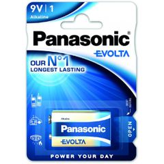 Μπαταρία Αλκαλική Panasonic Evolta LR6EGE 6LR61 9V Τεμ.1