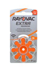 Μπαταρίες Ακουστικών Βαρηκοΐας Rayovac 13 Extra Advanced 1.45V Τεμ. 8