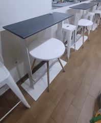 Μεταχειρισμένα λευκά τραπέζοκαθίσματα‼