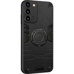 Armor Ring Case with Stand for Samsung Galaxy A17 Black