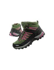 CMP Rigel women's trekking shoes leather durable waterproof ankle boots green