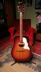 Vintage ακουστική κιθάρα Crucianelli Jumbo (1971) + DeArmond Tone Boss