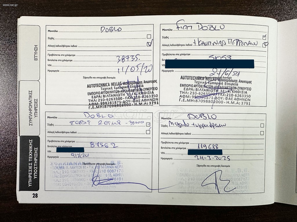 Fiat Doblo 2017 Ελληνικό, 1ο Χέρι, Οθόνη Carplay, Βιβλίο, 2 Χρόνια Εγγύηση thumbnail 38