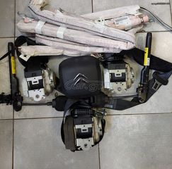 CITROEN C5 AIRCROSS ΣΕΤ AIRBAG ΟΔΗΓΟY ΖΩΝΕΣ ΚΟΥΡΤΙΝΕΣ '18-'23