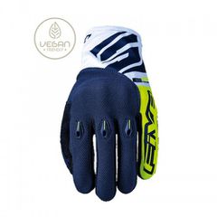 Γάντια Μηχανής Five E3 Evo fluo κίτρινο-μπλε