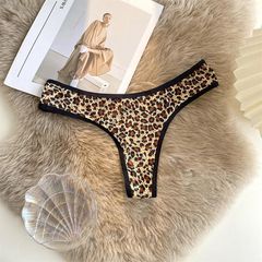 Leopard Print Low Waist Underwear