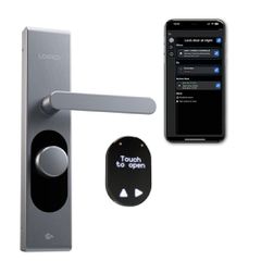 Έξυπνη κλειδαριά χωρίς κλειδί με Bluetooth και Wi-Fi Shelly LOQED Touch Smart Lock Silver Edition ασημί