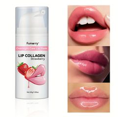 Fumorry’s Overnight Care Lip Mask – Μεγάλη Μάσκα Χειλιών με Κολλαγόνο & Εκχύλισμα Φράουλας