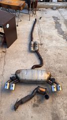 Γνήσια Εξάτμιση Full Set - VW Golf R 7.5 (Facelift) - Downpipe & Καζανάκια