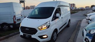 Ford Transit Custom 2020 L2H2 FACELIFT ΜΕ ΓΡΑΜΜΑΤΙΑ-thumb-3