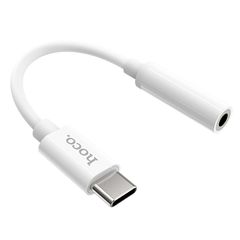 Αντάπτορας Hoco LS30 USB-C σε 3.5mm Θηλυκό Λευκό Συμβατός με όλες τις Συσκευές