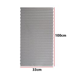 Σίτα Προφυλακτήρα Universal Αλουμινίου Μαύρη 100x33cm 1 Τεμάχιο