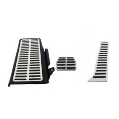 Πεντάλ Αλουμινίου Κουμπωτά Και Footrest Για VW Passat B6 05-10 Passat B7 10-14 Passat CC Αυτόματα Σετ 3 Τεμάχια KPVW02