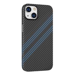 Θήκη Hoco Slim Kevlar Texture για Apple iPhone 14 Plus Μαύρο Μπλε