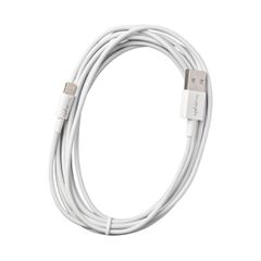 Καλώδιο Σύνδεσης και Φόρτισης Leki Orange Concept USB σε Lightning 3m Λευκό