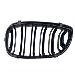 Καρδιές Μάσκας Για Bmw 3 E46 03-06 CoupeCabrio M4 Look Με Διπλή Γρίλια Μαύρο Γυαλιστερό 2 Τεμάχια-thumb-6