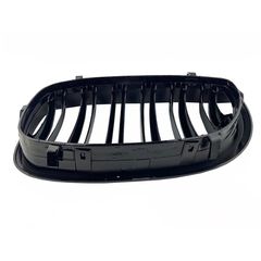 Καρδιές Μάσκας Για Bmw 3 E46 03-06 CoupeCabrio M4 Look Με Διπλή Γρίλια Μαύρο Γυαλιστερό 2 Τεμάχια-thumb-7