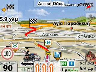 GPS πλοηγός navigator για Λεωφορείο πλοηγός navigator με οθόνη 9" με χάρτες για Ελλάδα+Ευρώπη-thumb-24