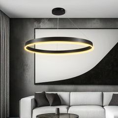 Κρεμαστό Φωτιστικό Οροφής LED 75W 7500lm 120° AC 220-240V IP20 Ρυθμιζόμενο Λευκό CCT με Χειριστήριο από 2700K έως 6000K Dimmable - Lumileds SMD Chip - Μαύρο Ματ - Μ100 x Π100 x Υ6.5cm - 3 Χρόνια Εγγύη