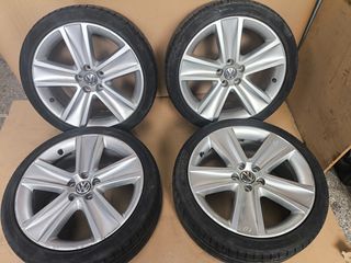 Ζαντολάστιχα αλουμινίου 215/40R17 , 5x100 , ET38 , 7,5J με κεντρο ζαντας 57,1mm από Volkswagen Cross Polo 2009-2017 ( BORBET )