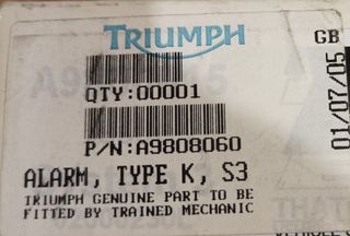 ΣΥΝΑΓΕΡΜΟΣ TRIUMPH TYPE K - S3 BONNEVILLE/TIGER-thumb-1