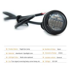 Φως | eWheel | Eagle eye | LED 12V | Λευκό-thumb-1